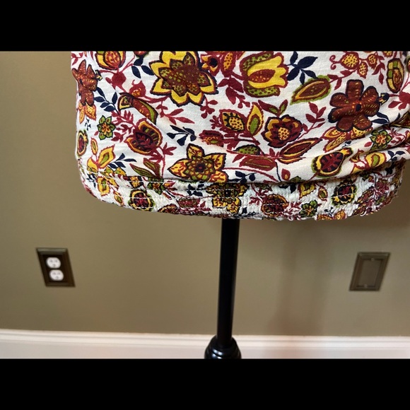 LUCKY BRAND women’s short sleeve top. Size MEDIUM. BOHO look - Picture 5 of 10